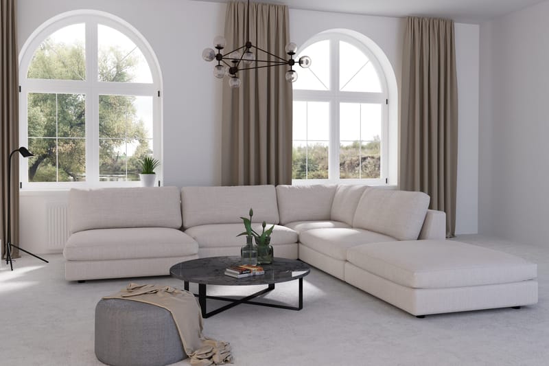 Arken Rahi - Pellavanbeige - Huonekalut - Tuoli & nojatuoli - Jakkara & jalkarahi - Rahi