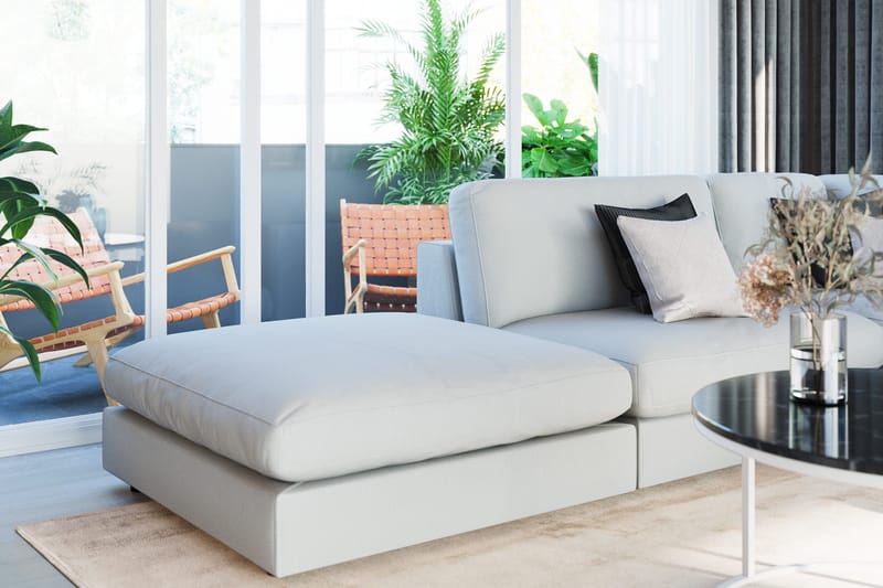 Arken Rahi - Pellavanbeige - Huonekalut - Tuoli & nojatuoli - Jakkara & jalkarahi - Rahi