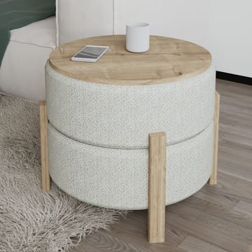 Rahi Atelier Del Sofa Clone (47 x 45,5 x 48 cm) Sapphire Oak - Huonekalut - Tuoli & nojatuoli - Jakkara & jalkarahi - Säkkirahi