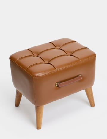 Rahi Atelier Del Sofa Ottocase Nostaljik (43 x 35 x 33 cm) ruskea - Huonekalut - Tuoli & nojatuoli - Jakkara & jalkarahi - Säkkirahi