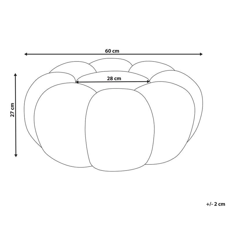 Rahi Beaufort - Ruskea - Huonekalut - Tuoli & nojatuoli - Jakkara & jalkarahi - Säkkirahi