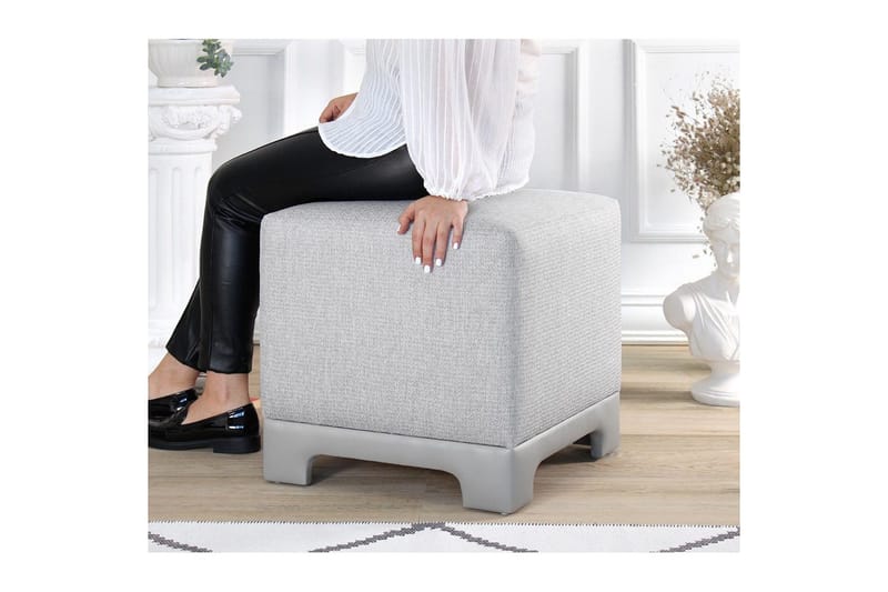 Rahi Belarville Harmaa - Harmaa - Huonekalut - Tuoli & nojatuoli - Jakkara & jalkarahi - Säkkirahi