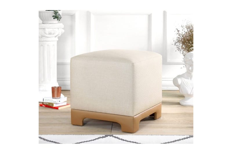 Rahi Belarville Kerma / Beige - Kerma / Beige - Huonekalut - Tuoli & nojatuoli - Jakkara & jalkarahi - Säkkirahi