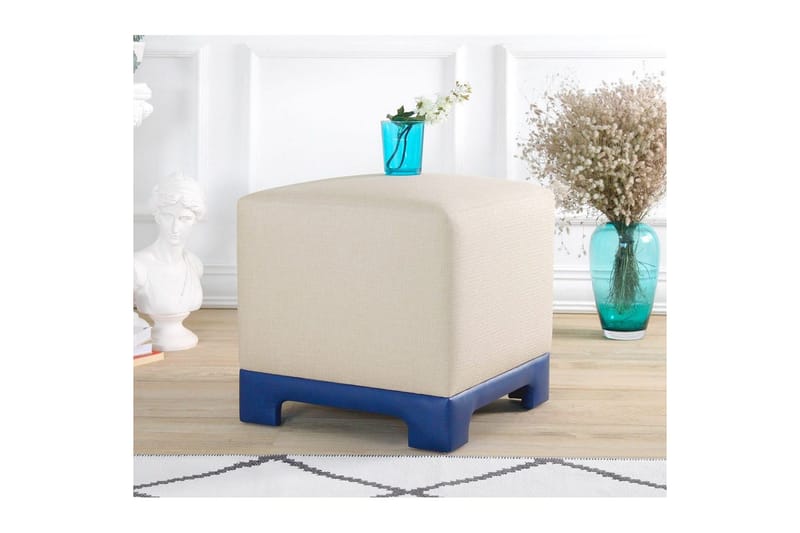 Rahi Belarville Kerma / Sininen - Kerma / Sininen - Huonekalut - Tuoli & nojatuoli - Jakkara & jalkarahi - Säkkirahi