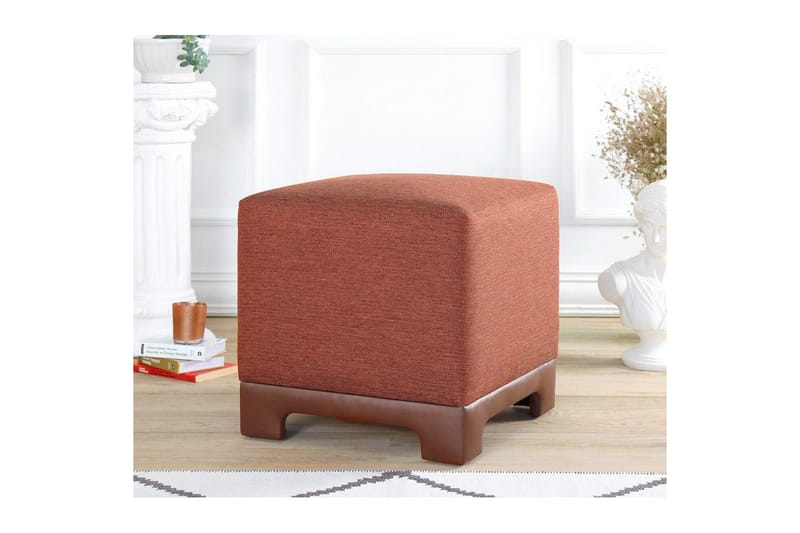 Rahi Belarville Tiilenpunainen - Tiilenpunainen - Huonekalut - Tuoli & nojatuoli - Jakkara & jalkarahi - Säkkirahi