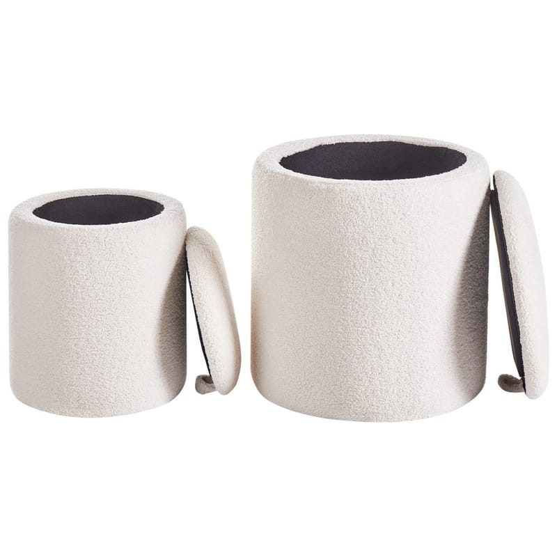 Rahi Berea 2-pakkaus - Valkoinen - Huonekalut - Tuoli & nojatuoli - Jakkara & jalkarahi - Säkkirahi