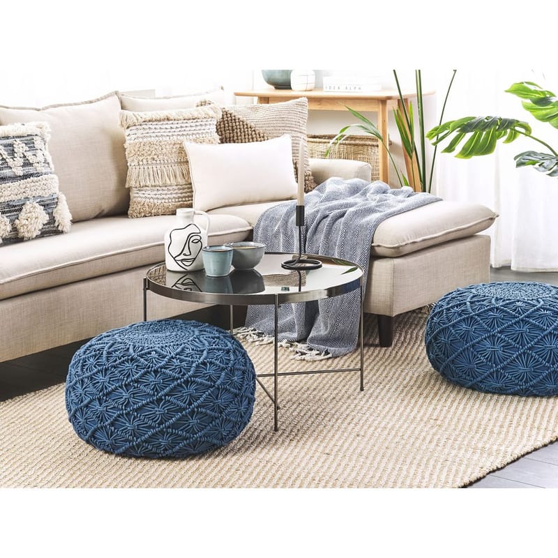 Rahi Berkane - Sininen/50x50x30 - Huonekalut - Tuoli & nojatuoli - Jakkara & jalkarahi - Säkkirahi