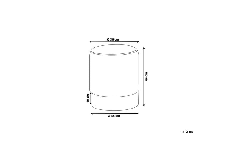 Rahi Brigitte Harmaa/hopea - Harmaa/hopea - Huonekalut - Tuoli & nojatuoli - Jakkara & jalkarahi - Säkkirahi