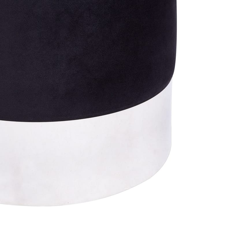 Rahi Brigitte - Musta, Hopea - Huonekalut - Tuoli & nojatuoli - Jakkara & jalkarahi - Säkkirahi