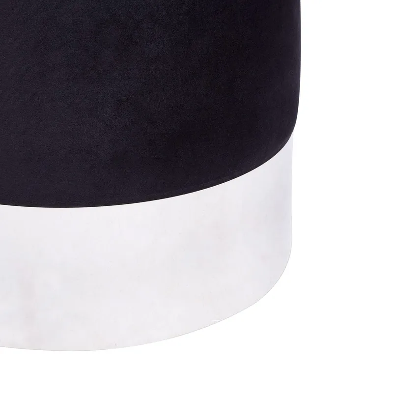 Rahi Brigitte - Musta, Hopea - Huonekalut - Tuoli & nojatuoli - Jakkara & jalkarahi - Säkkirahi