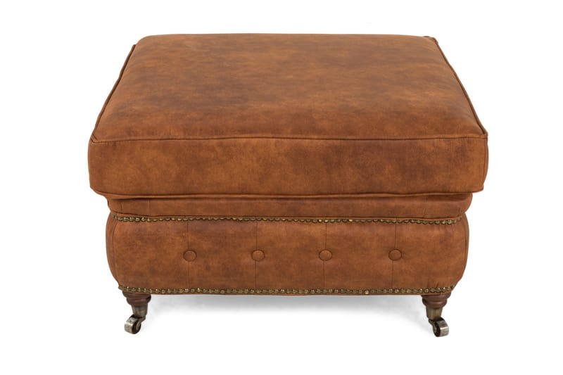 Jalkarahi Chester Deluxe Vintage - Konjakki - Huonekalut - Tuoli & nojatuoli - Jakkara & jalkarahi - Rahi
 - Chesterfield-rahi