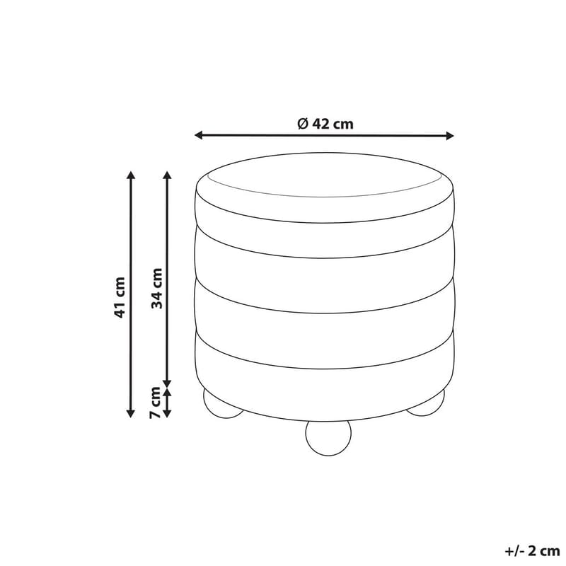 Rahi Chilly - Ruskea, vaalea puu - Huonekalut - Tuoli & nojatuoli - Jakkara & jalkarahi - Säkkirahi