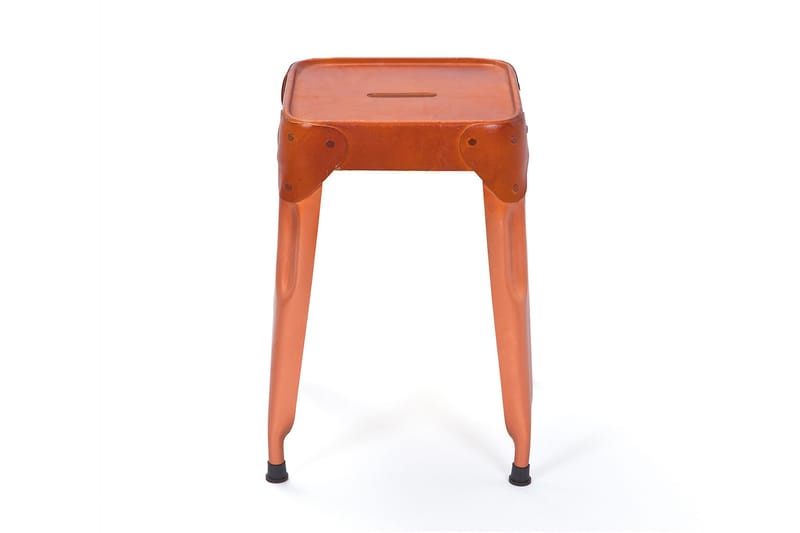 Rahi Chyler Kupari/Nahka - 4-Pak - Huonekalut - Tuoli & nojatuoli - Jakkara & jalkarahi