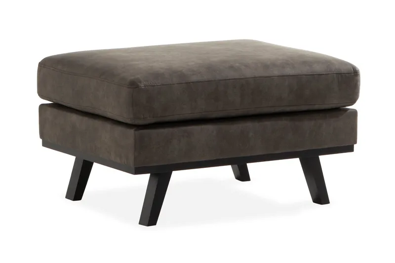 Copenhagen Rahi Keinonahka - Tummanharmaa - Huonekalut - Tuoli & nojatuoli - Jakkara & jalkarahi - Rahi