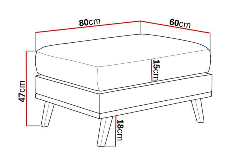Copenhagen Rahi Manchester - Beige - Huonekalut - Tuoli & nojatuoli - Jakkara & jalkarahi - Rahi