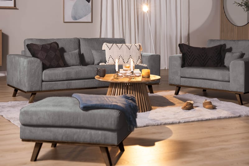 Copenhagen Rahi Manchester - Harmaa - Huonekalut - Tuoli & nojatuoli - Jakkara & jalkarahi - Rahi