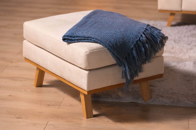 Copenhagen Rahi Sametti - Beige - Huonekalut - Tuoli & nojatuoli - Jakkara & jalkarahi - Rahi