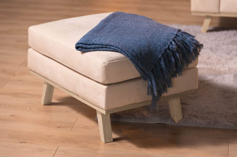 Copenhagen Rahi Sametti - Beige - Huonekalut - Tuoli & nojatuoli - Jakkara & jalkarahi - Rahi