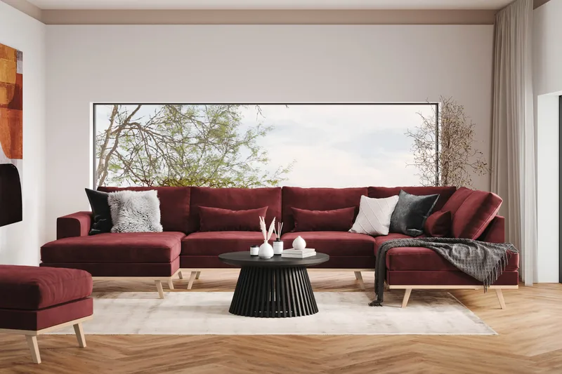 Copenhagen Rahi - Punainen - Huonekalut - Tuoli & nojatuoli - Jakkara & jalkarahi - Rahi