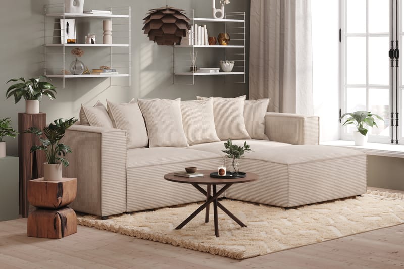 Cubo 1-istuttava Suorakulmainen Rahi Manchester 120 cm leveä - Beige - Huonekalut - Tuoli & nojatuoli - Jakkara & jalkarahi - Rahi