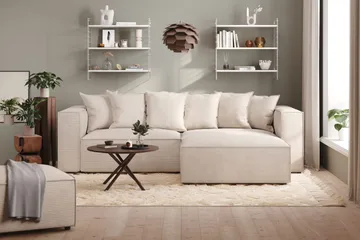 Cubo 1-istuttava Suorakulmainen Rahi Manchester 120 cm leveä - Beige - Huonekalut - Tuoli & nojatuoli - Jakkara & jalkarahi - Rahi
