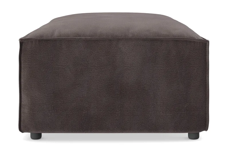 Cubo 1-istuttava Suorakulmainen Rahi Sametti 120 cm leveä - Tummanharmaa - Huonekalut - Tuoli & nojatuoli - Jakkara & jalkarahi - Rahi