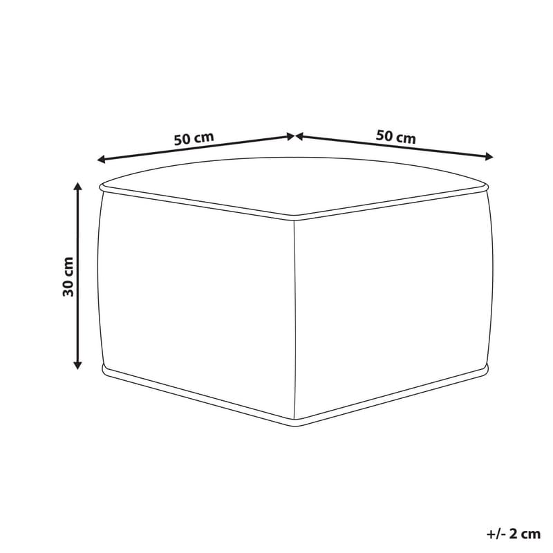 Rahi Dareyn - Ruskea, Beige - Huonekalut - Tuoli & nojatuoli - Jakkara & jalkarahi - Säkkirahi