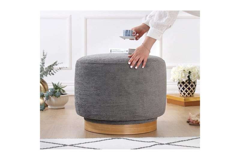 Rahi Doroufield Harmaa - Harmaa - Huonekalut - Tuoli & nojatuoli - Jakkara & jalkarahi - Säkkirahi