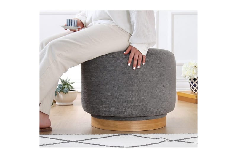 Rahi Doroufield Harmaa - Harmaa - Huonekalut - Tuoli & nojatuoli - Jakkara & jalkarahi - Säkkirahi