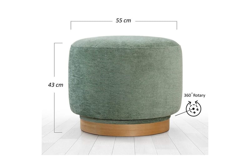 Rahi Doroufield Vihreä - Vihreä - Huonekalut - Tuoli & nojatuoli - Jakkara & jalkarahi - Säkkirahi