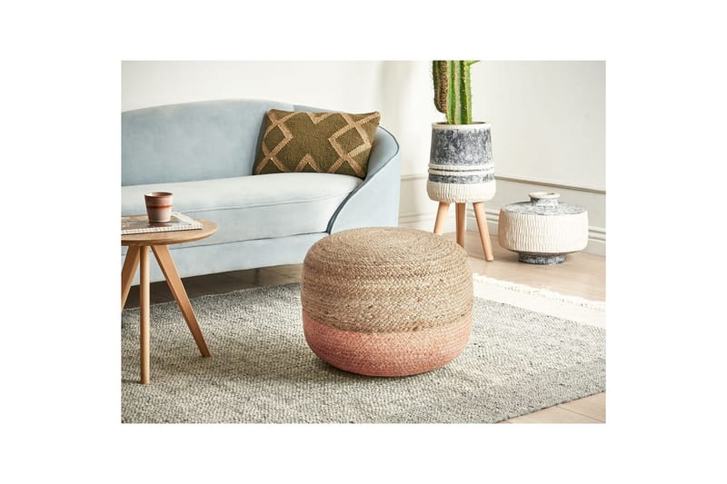 Rahi Duki Luonnonväri/Beige/Roosa - Luonnonväri/Beige/Roosa - Huonekalut - Tuoli & nojatuoli - Jakkara & jalkarahi - Säkkirahi