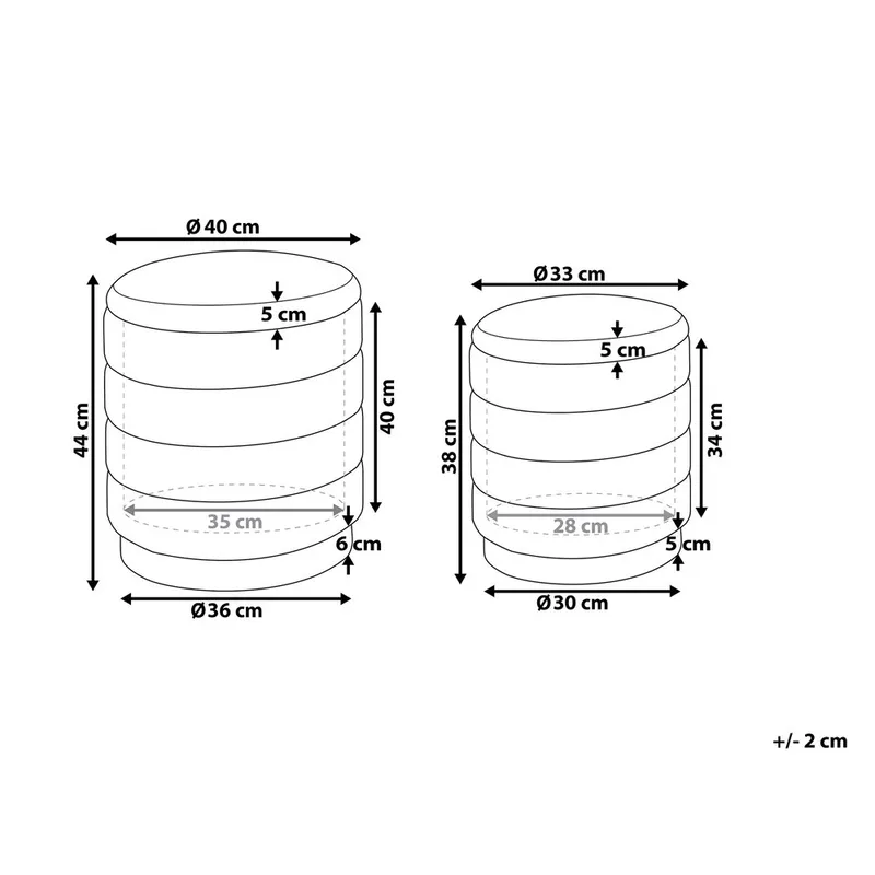 Rahi Garland 2-pakkaus - Huonekalut - Tuoli & nojatuoli - Jakkara & jalkarahi - Säkkirahi