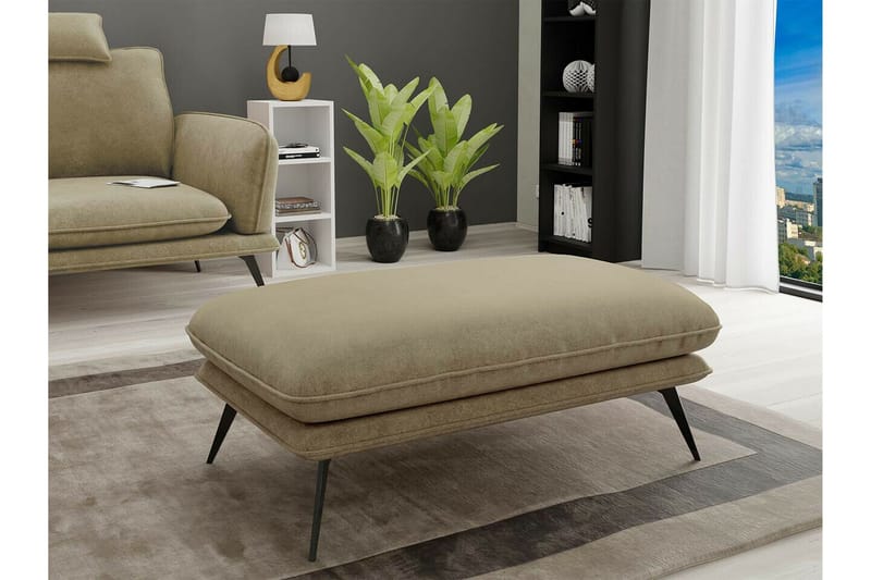 Graystone Fotpall 65 cm beige - Huonekalut - Tuoli & nojatuoli - Jakkara & jalkarahi - Rahi