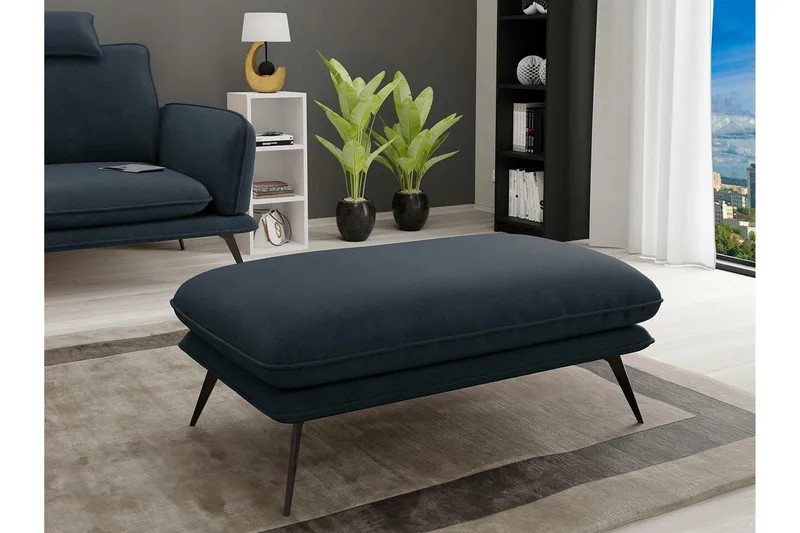 Graystone Fotpall 65 cm Black - Huonekalut - Tuoli & nojatuoli - Jakkara & jalkarahi - Rahi