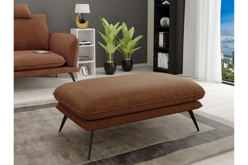 Graystone Fotpall 65 cm Brown - Huonekalut - Tuoli & nojatuoli - Jakkara & jalkarahi - Rahi