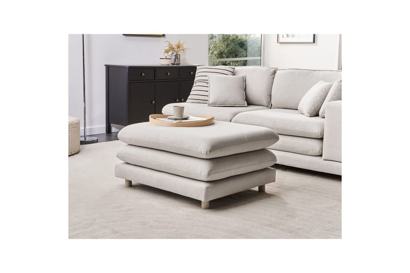 Rahi Heden Beige/vaalea puu - Beige/vaalea puu - Huonekalut - Tuoli & nojatuoli - Jakkara & jalkarahi - Rahi