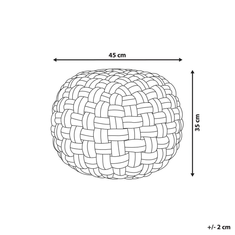 Rahi Hopa - Punainen - Huonekalut - Tuoli & nojatuoli - Jakkara & jalkarahi - Säkkirahi