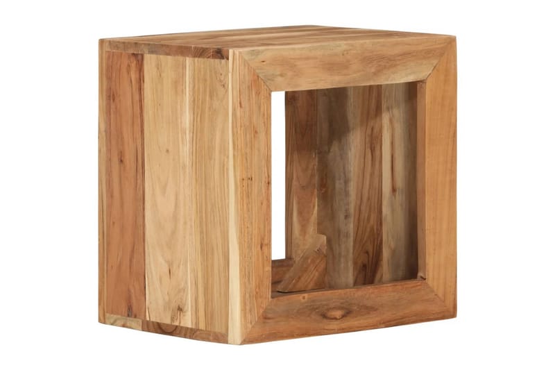 Jakkara 40x30x40 cm täysi akasiapuu - Ruskea - Huonekalut - Tuoli & nojatuoli - Jakkara & jalkarahi - Rahi