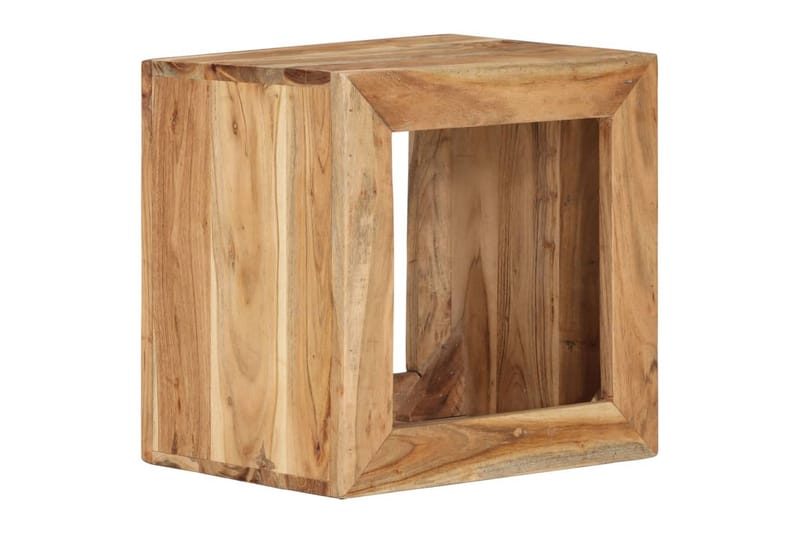 Jakkara 40x30x40 cm täysi akasiapuu - Ruskea - Huonekalut - Tuoli & nojatuoli - Jakkara & jalkarahi - Rahi