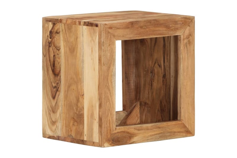 Jakkara 40x30x40 cm täysi akasiapuu - Ruskea - Huonekalut - Tuoli & nojatuoli - Jakkara & jalkarahi - Rahi