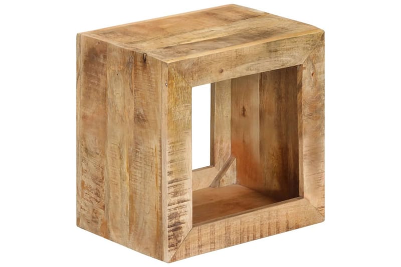 Jakkara 40x30x40 cm täysi mangopuu - Ruskea - Huonekalut - Tuoli & nojatuoli - Jakkara & jalkarahi - Rahi
