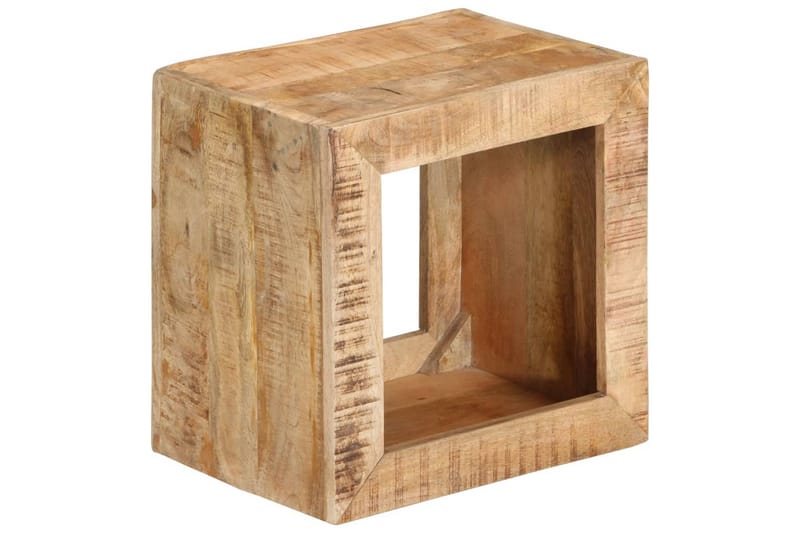 Jakkara 40x30x40 cm täysi mangopuu - Ruskea - Huonekalut - Tuoli & nojatuoli - Jakkara & jalkarahi - Rahi