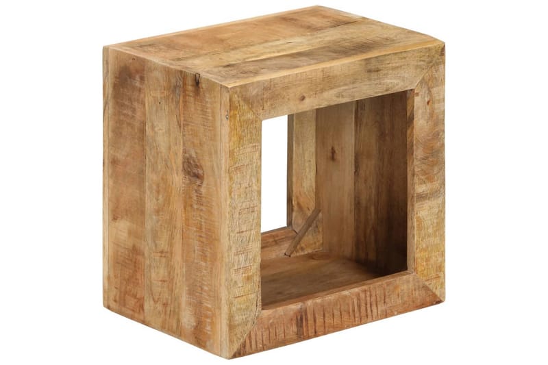 Jakkara 40x30x40 cm täysi mangopuu - Ruskea - Huonekalut - Tuoli & nojatuoli - Jakkara & jalkarahi - Rahi