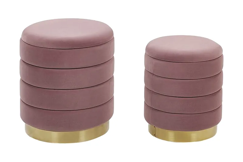 Jalkarahi Backarna Säilytyksellä 2-pak, Vaaleanpunainen