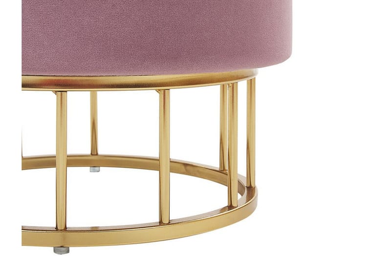 Jalkarahi Brunnsberg Säilytyksellä - Vaaleanpunainen - Huonekalut - Tuoli & nojatuoli - Jakkara & jalkarahi - Rahi - Rahi säilytystilalla