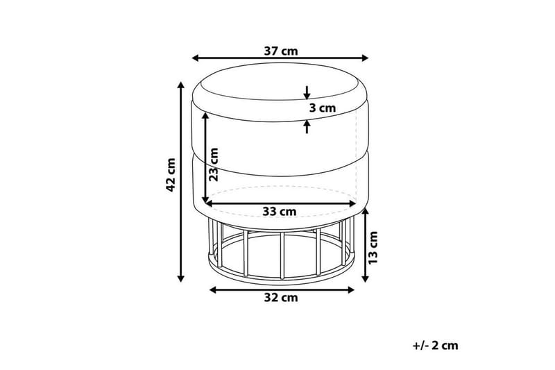 Jalkarahi Brunnsberg Säilytyksellä - Vihreä - Huonekalut - Tuoli & nojatuoli - Jakkara & jalkarahi - Rahi - Rahi säilytystilalla
