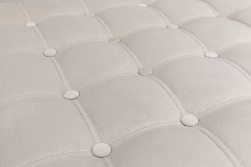 Jalkarahi Chester Deluxe Neliö 70 cm Sametti - Beige - Huonekalut - Tuoli & nojatuoli - Jakkara & jalkarahi - Rahi
 - Chesterfield-rahi