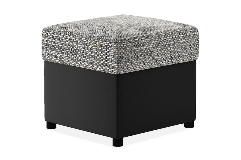 Jalkarahi Coladilla 45x45 cm - Harmaa/Musta - Huonekalut - Tuoli & nojatuoli - Jakkara & jalkarahi - Rahi