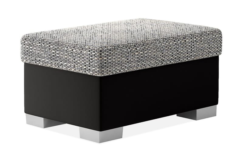 Jalkarahi Coladilla 55x85 cm - Harmaa/Musta - Huonekalut - Tuoli & nojatuoli - Jakkara & jalkarahi - Rahi