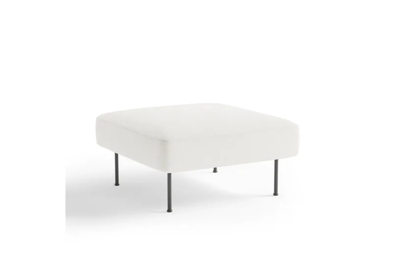 Jalkarahi Delorse 80 cm Neliö, Valkoinen